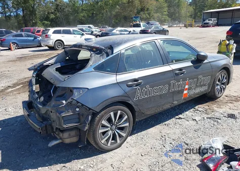 2023 Honda Civic Ex-L /Ex-L W/O Bsi from USA, damaged, VIN 19XFL1H70PE016693